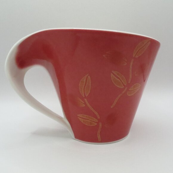 Villeroy & Boch New Wave Caffe Merah Coffee Mug Cup 12oz Snack Plate Saucer - Picture 7 of 16